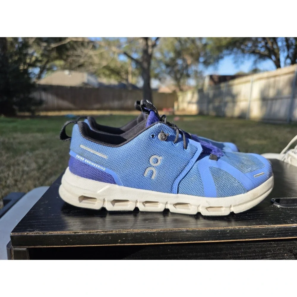 On Cloud Running Shoes Mens Blue Purple CloudTec Sneakers Swiss Engineering